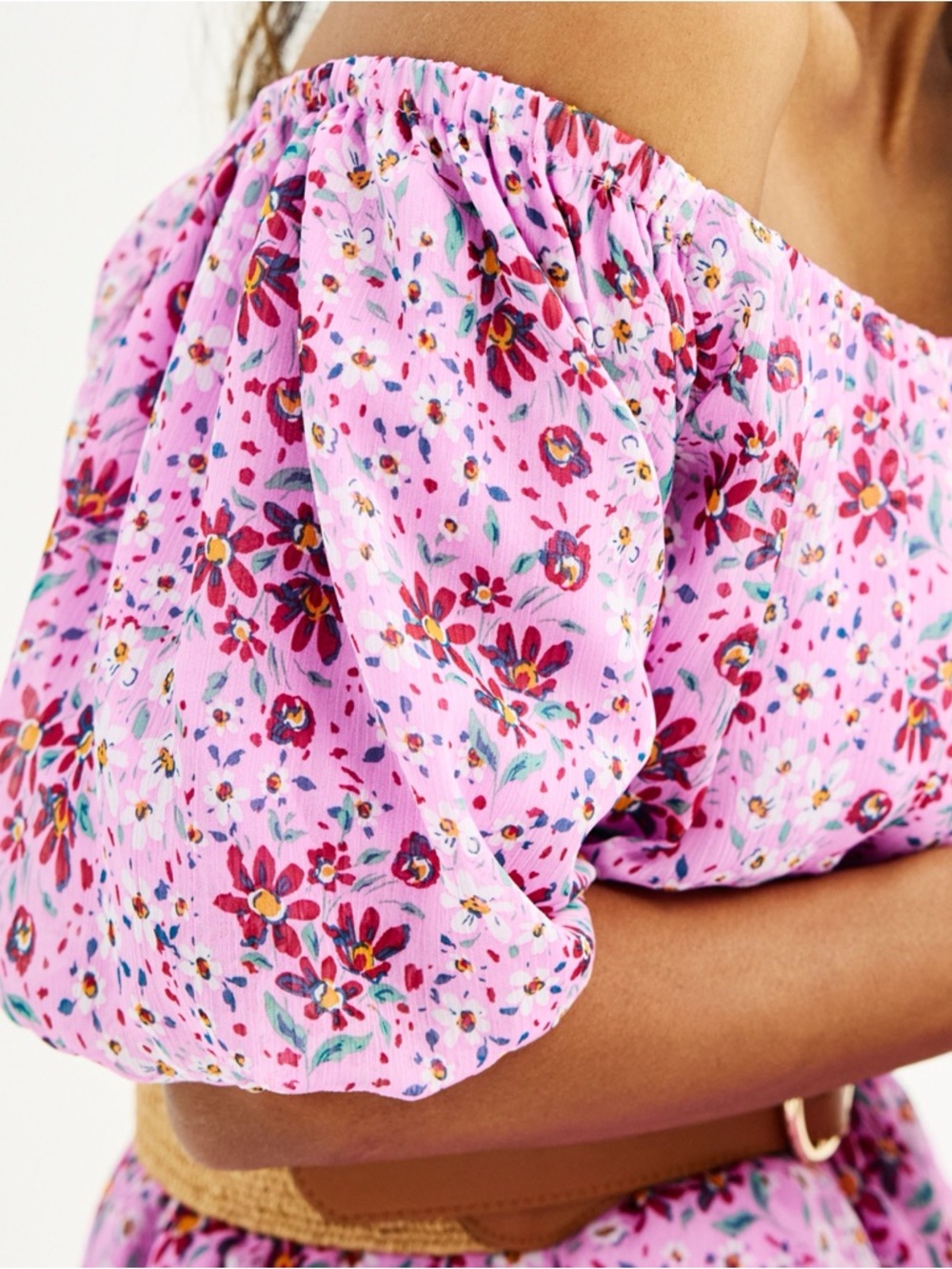 Draper James Pink Floral Maxi Dress - Picture 2 of 11